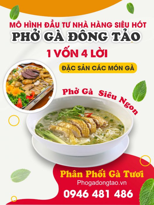 Phở gà Đông Tảo | Đặc sản Quốc Gia